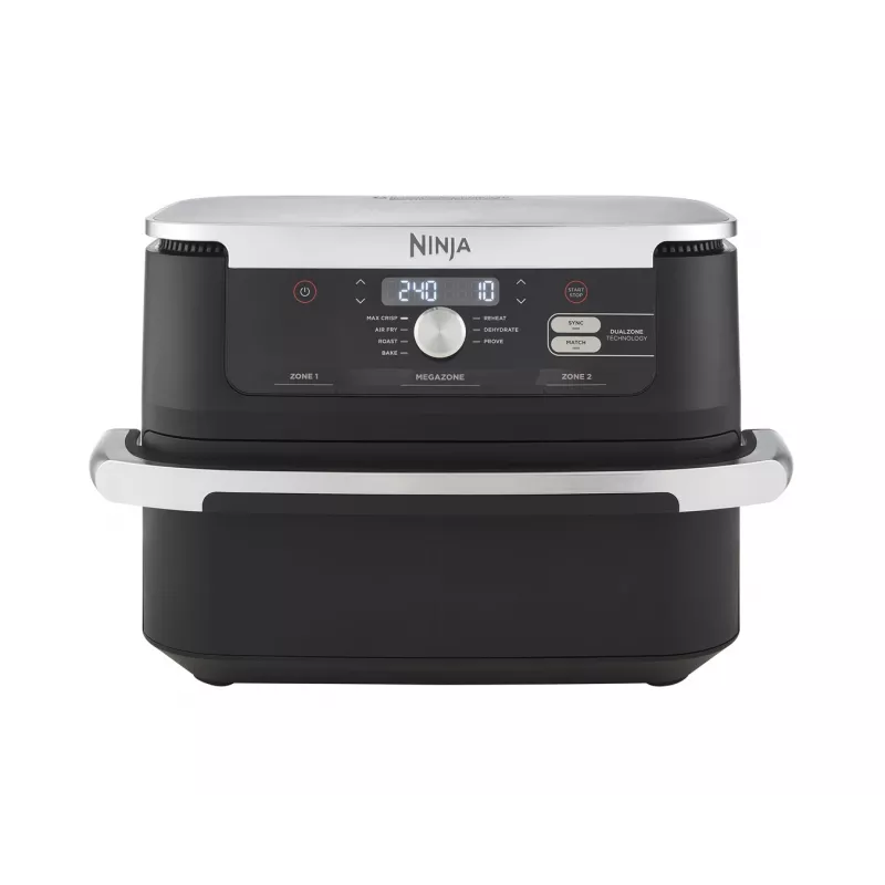 Ninja AF500EU fritüür Double 10,4 L eraldiseisev 2470 W kuumaõhufritüür must, roostevaba teras