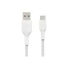 USB-kaabel Belkin CAB002BT1MWH 1m USB-A USB-C valge