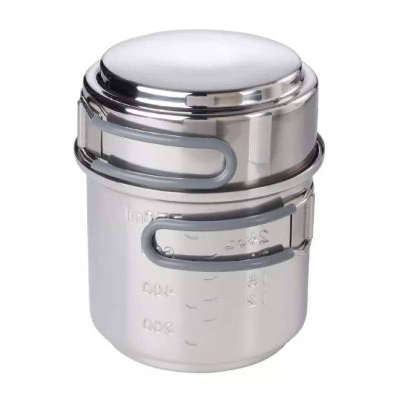 ESBIT Cookset w. alc. burner, jar, roostevaba teras