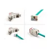 DeLOCK keystone moodul 88115 Lame Punane RJ-45 10 tk