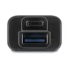 DELOCK USB 3.2 Gen 1 (3.1 Gen 1) 4-pordiline jaotur Type-A + USB-C hostiga (5000 Mbit/s) must/läbipaistev