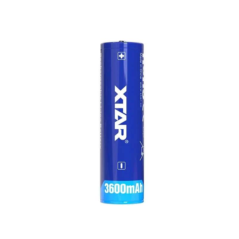 Laetav liitium-ioonaku XTAR BAT0669 18650 3,6 V 3600 mAh, Ø 18,5×68,8 mm