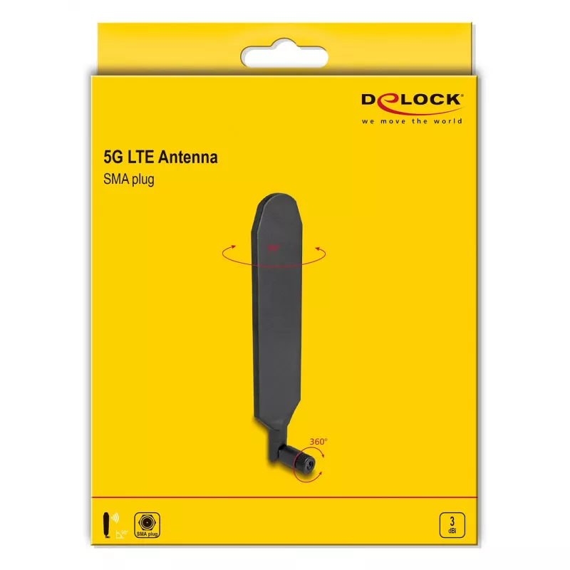 Mitmesuunaline antenn DeLOCK 90102 SMA 3 dBi