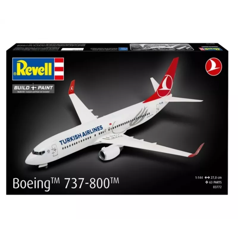 Plastmudellennuk REVELL Boeing 737-800 Turkish Air mõõtkavas 1:144