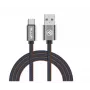USB-andmekaabel Tellur USB to Type-C 1 m Denim, punutud 1m kaabel laadimiseks ja andmeedastuseks