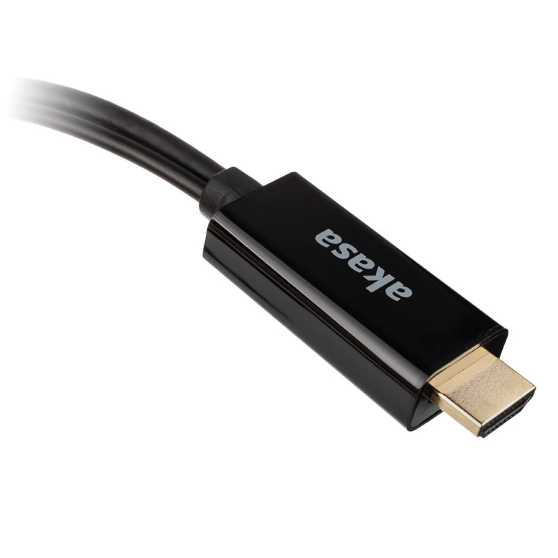 HDMI-DisplayPort adapterkaabel Akasa AK-CBHD24-25BK