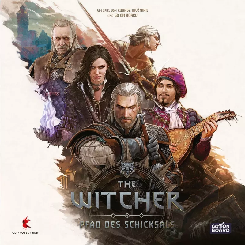 Lauamäng Asmodee The Witcher: Pfad des Schicksals – lauamängu seiklus, stsenaariumipõhine mäng