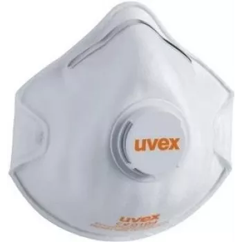Respirator UVEX silv-air classic 2210 FFP2 ventiiliga — pakendis 15 tk