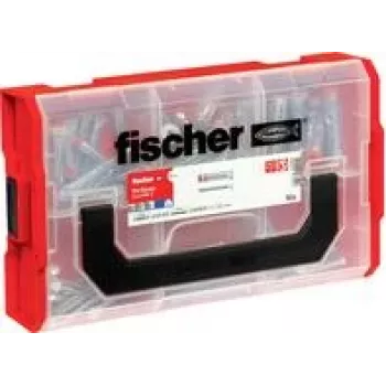 Tööriistahoidik FISCHER FixTainer DuoHM TX 572927 2-in-1 – seinale kinnitatav korrastaja tööriistade ja tarvikute jaoks