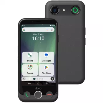 Nutitelefon Doro Aurora A10 4.5 tolli 4GB 64GB Must
