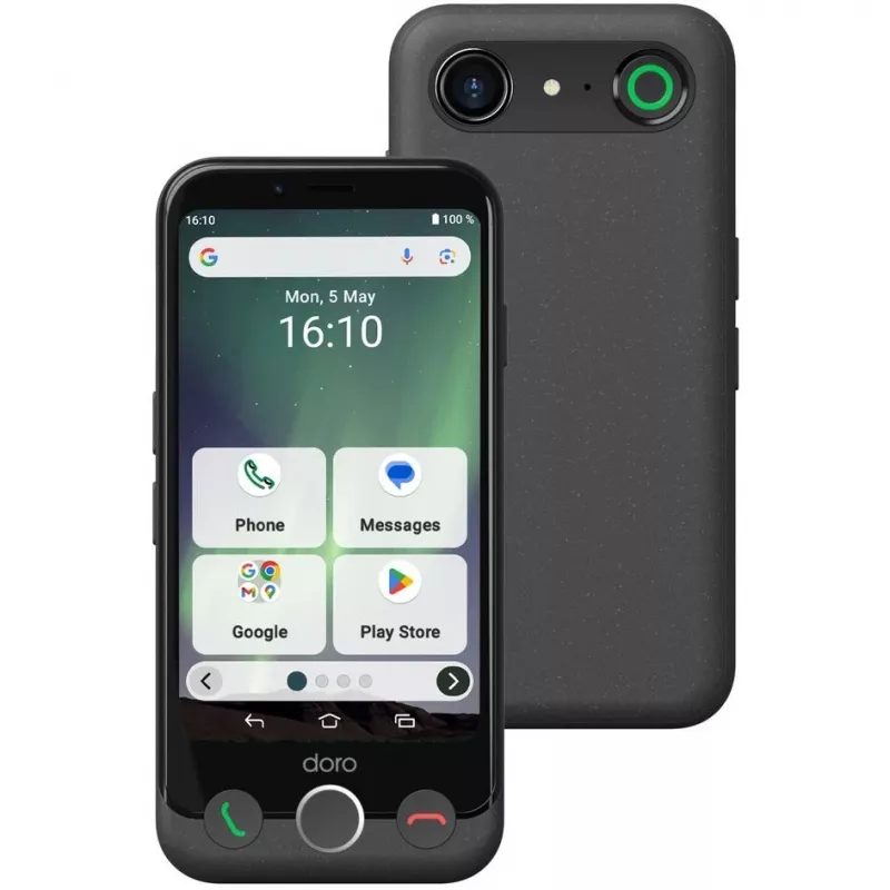 Nutitelefon Doro Aurora A10 4.5 tolli 4GB 64GB Must