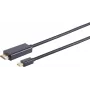 Video kaabliadapter S/CONN 10-53045 3m Mini DisplayPort HDMI Must