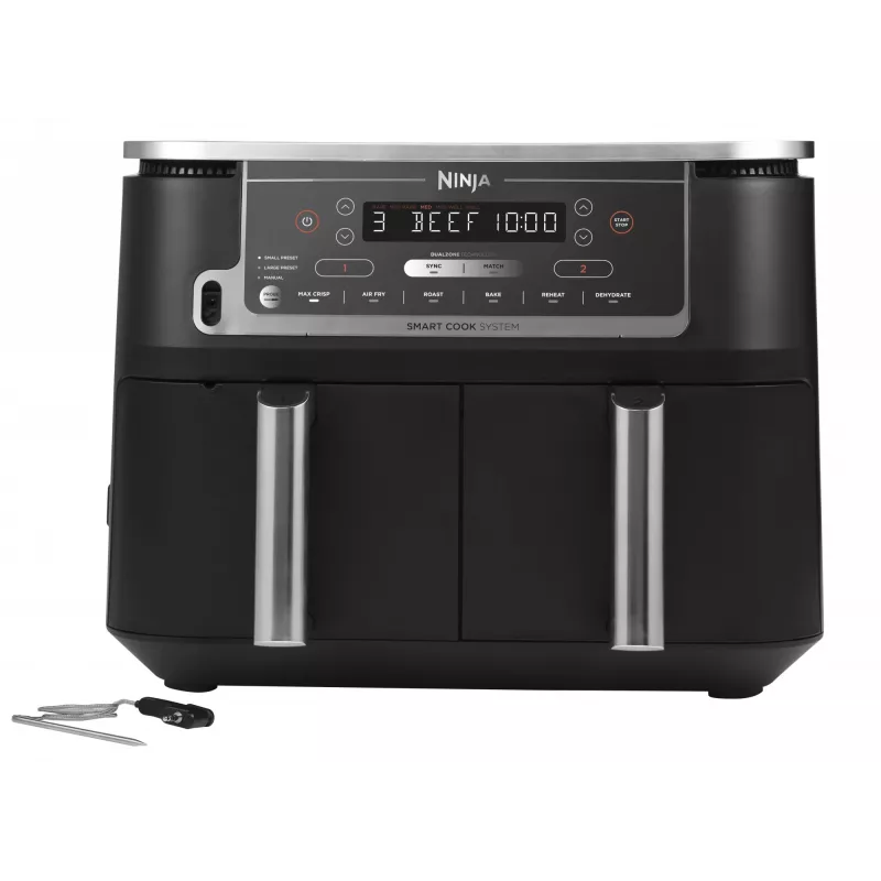Ninja AF451EU fritüür Üksik 9.5 L 2470 W Kuumaõhufritüür Must