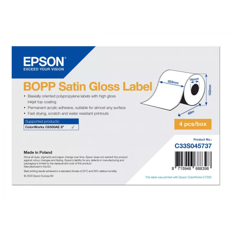Epson C33S045737 printeri silt