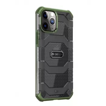 Kaitsev põrutuskindel ümbris Devia Vanguard iPhone 12 mini jaoks, roheline