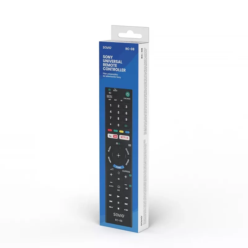 Savio RC-08 kaugjuhtimispult telerile, nuppudega