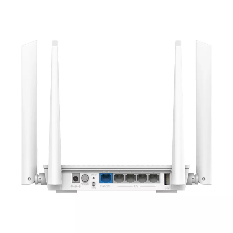 Cudy WR3000P lauapealne traadita ruuter Wi‑Fi 6 kaheribaline 2,4/5 GHz, 2,5 Gigabit Ethernet, 3 LAN-porti, valge