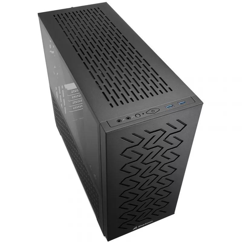 Korpus Sharkoon MS-Z1000 Micro Tower, must
