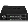 Kettasahtli adapterraam icy dock MB092VK-B 2 x 6,3 cm U.2 / U.3 NVMe SSD-le 3,5-tollisele pesale (must)
