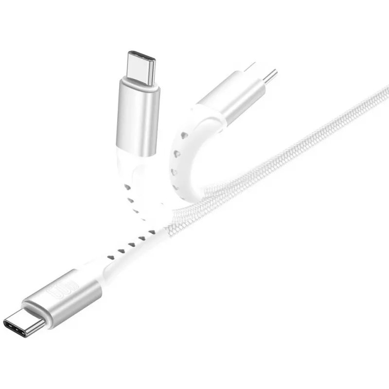 USB-kaabel 4smarts 541452 1,5 m USB-C valge 0,48 Gbit/s