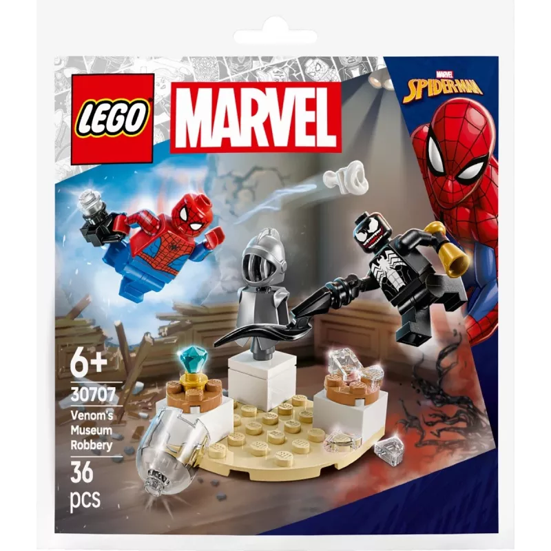 Ehitusmänguasi LEGO Venom's Museum Heist polükott 30707 — Marvel Super Heroes, väike kogutav mängukomplekt