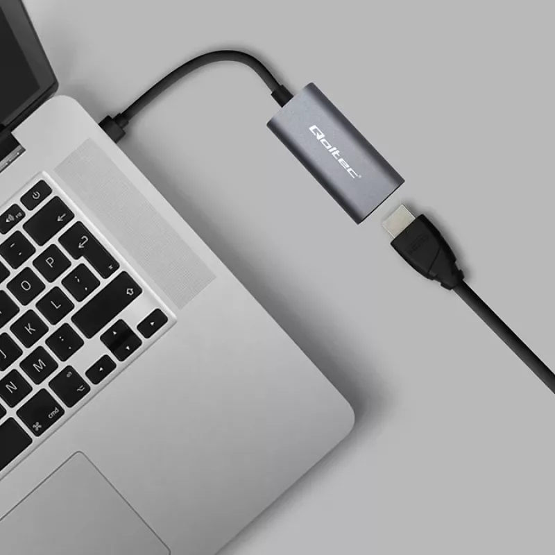 Adapter USB-C-HDMI-le 4K 60 Hz 32AWG QOLTEC