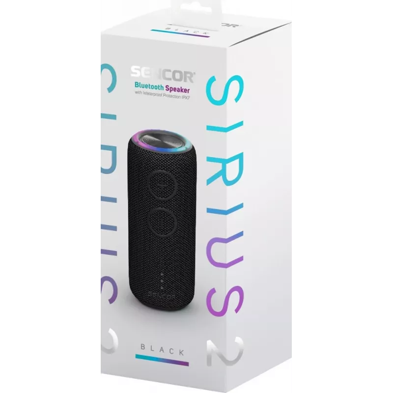 Bluetooth-kõlar SIRIUS 2 Must, võimsus 20 W