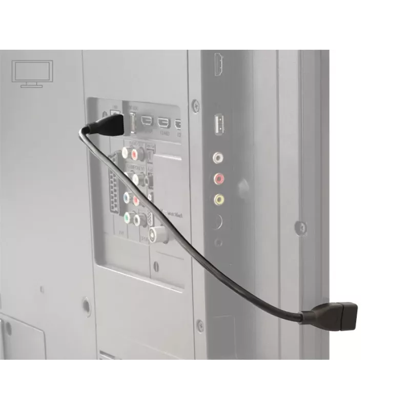 USB-kaabel DeLOCK 35cm USB 2.0 83498 Must