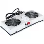 ROLINE ventilaatorimoodul 26.21.0019 — 2 ventilaatorit 19-tollise seinale kinnitatava korpuse jaoks, hall
