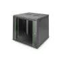 Seinale kinnitatav rack Digitus DN-19 12U-6/6-EC-SW