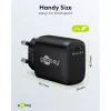 Goobay 65367 Charger Indoor AC for Laptop Smartphone Tablet Must