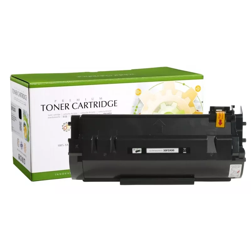 Ühilduv Static-Control Lexmark 502X Must, 10000 lk (50F2X00)