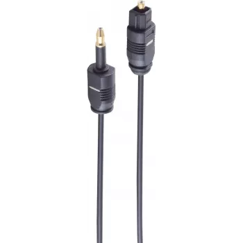 shiverpeaks ®-BASIC-S--Fiiberoptiline kaabel 2,2 mm, Toslink-pistik kuni 3,5 mm Opti-pistik, 2,0 m (BS69012-2.0)