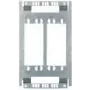 Corning VKA2/DIN 52-300-00000 jaotuskapp 2 rööpaliistu jaoks, mõõtmed 200×330×100 mm