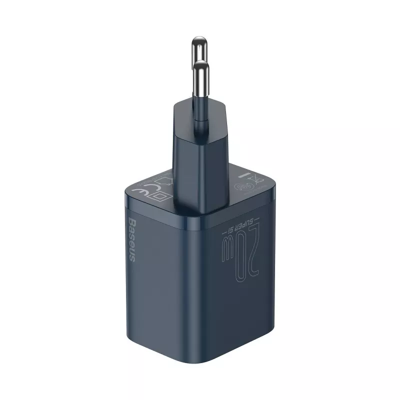 Baseus Super Si Power laadija USB-C–Lightning kaabliga 20W sinine