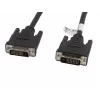 DVI-kaabel Lanberg CA-DVID-10CC-0018-BK 1,8 m must