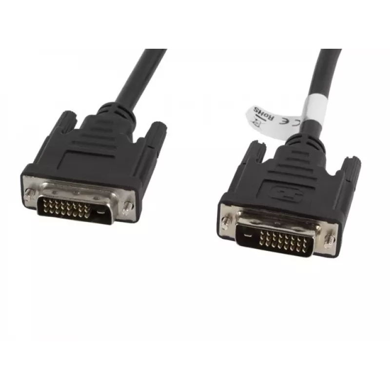 DVI-kaabel Lanberg CA-DVID-10CC-0018-BK 1,8 m must