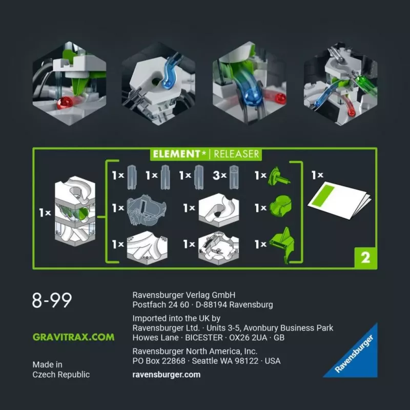Ravensburger GraviTrax PRO Element Releaser mängu-kuulide rada (27486)