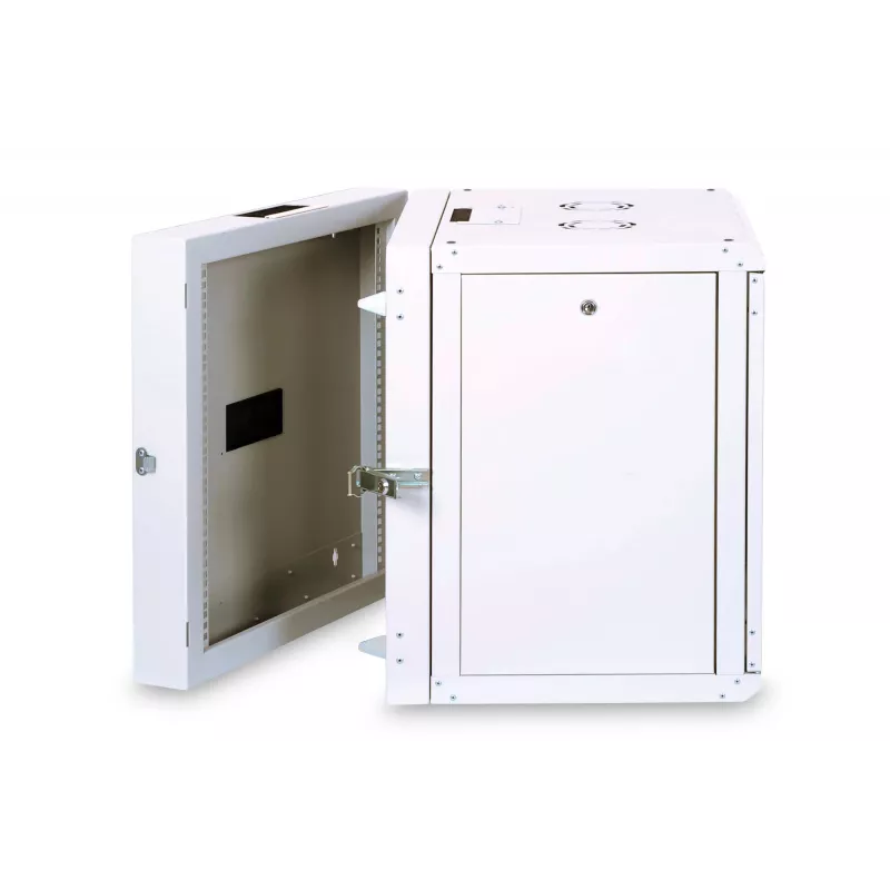 Seinakinnitusega kapp Digitus DN-19 12-U-3 kahe sektsiooniga pööratav