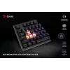 Savio Phenix SAVGK-RED mänguklaviatuur USB RF juhtmevaba Bluetooth QWERTY