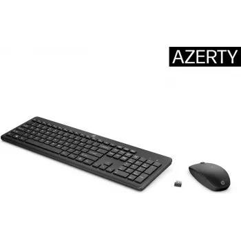 Juhtmevaba hiire ja klaviatuuri komplekt HP 230 täissuuruses must