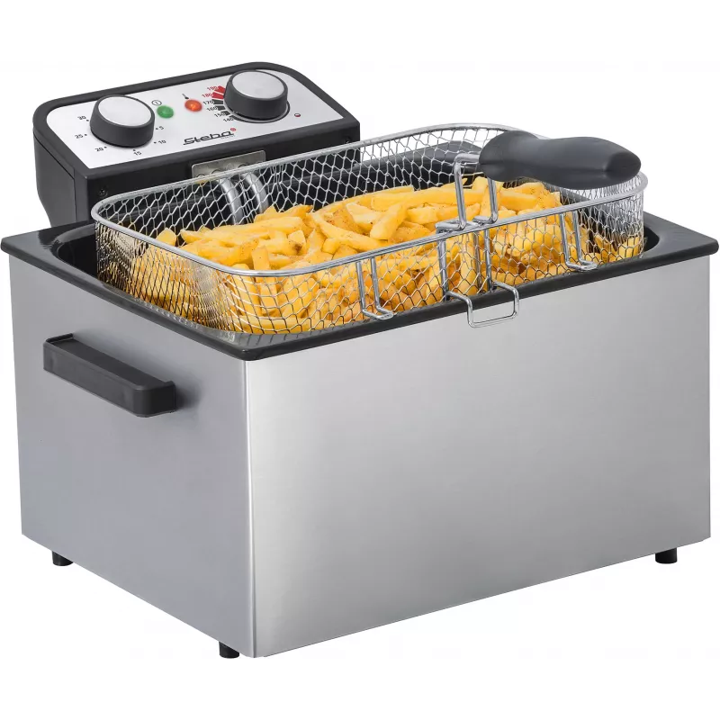 Fritüür Steba DF 300 Double 5 L 3000 W Must Roostevaba teras