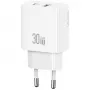 Laadija usams USA001632 30W 1×USB-C 1×USB-A Kiirlaadimine