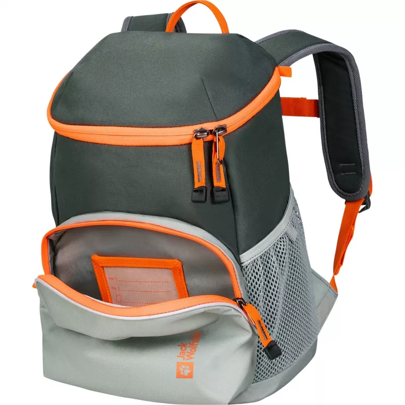 Jack Wolfskin Erlebnis Pack seljakott - roheline/oranž, 11 L