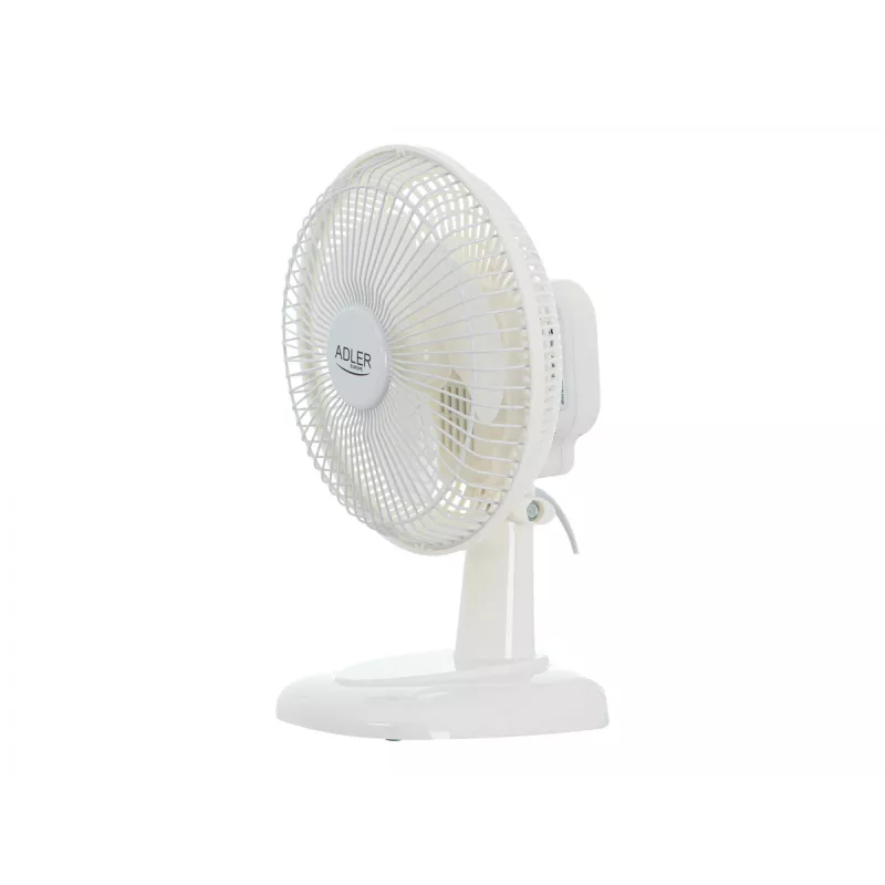 Adler | Klambriga ventilaator | AD 7317 | Lauaventilaator | Valge | Läbimõõt 15 cm | Kiiruste arv 2 | 30 W