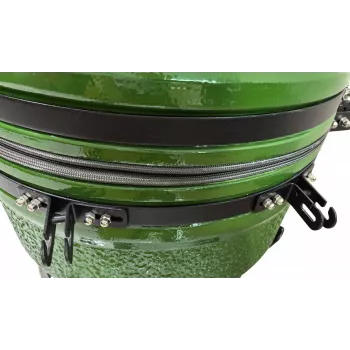 Külglaua hingede komplekt Kamado 21/22/23/24 tolli jaoks TARGUSelt — 1 komplekt (2 vasakut + 2 paremat)