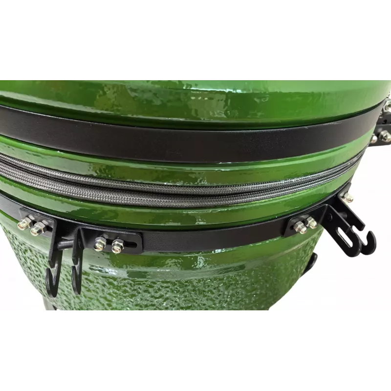 Külglaua hingede komplekt Kamado 21/22/23/24 tolli jaoks TARGUSelt — 1 komplekt (2 vasakut + 2 paremat)