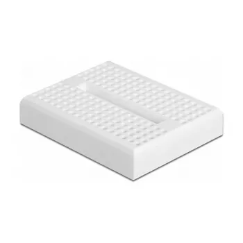 Breadboard DELOCK 18316 — jootevaba prototüüpimisplaat, plastik, 36×46×10 mm, valge