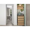 Kingakapp top e shop MODO X2 Oak Artisan, suletud 4 ust, 4 riiulit, 600×880×360 mm, puitlaastplaat
