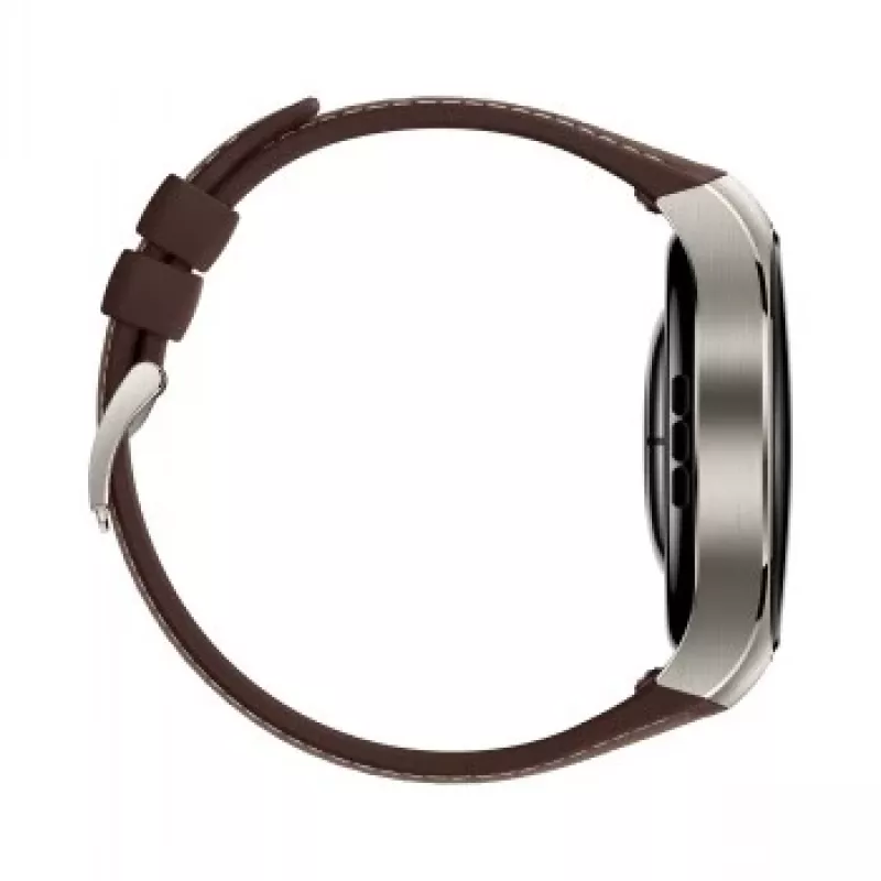 Nutikell HUAWEI WATCH 5 Classic 46 mm, 1.38 tolli AMOLED 466×466, puuteekraan, GPS, hõbedane korpus, pruun rihm